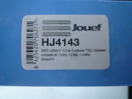 NEU  - JOUEF HJ4143 SNCF 3 TEE-Wagenset "ARBALETE"