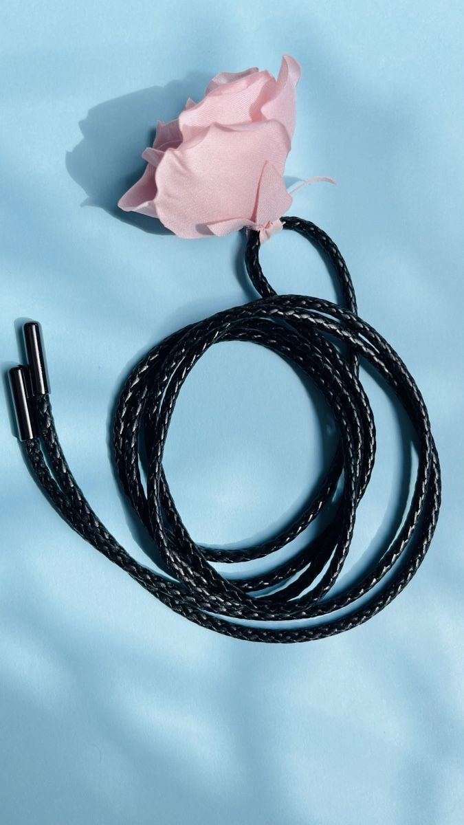 Ketten: NEW POWDER FLOWER LEATHER CHOKER – Neu (gemäss Beschreibung) aus Lugano von yul_fhg2 4