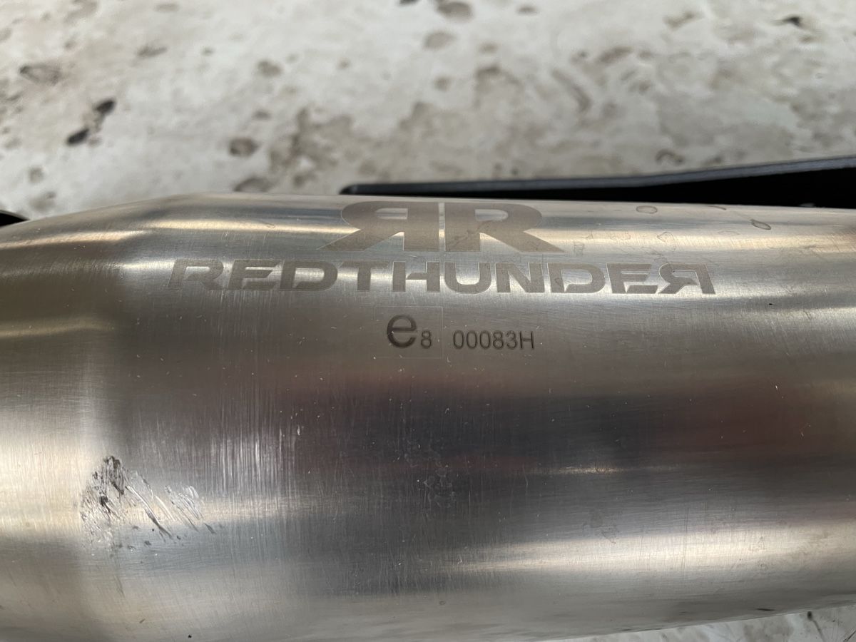 Harley-Davidson Sistemi di scarico: Harley Davidson RedThunder Auspuff – Usato da Thun venduto da Palmeli 1