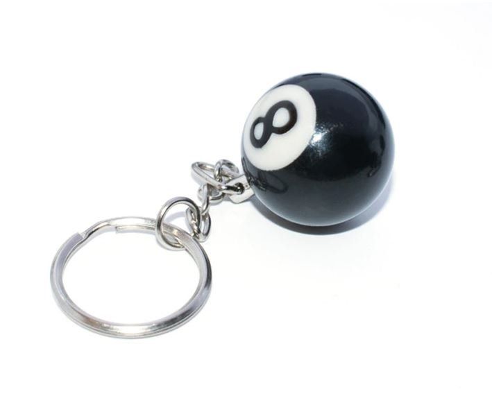Portachiavi: Schlüsselanhänger 8 Ball Billard Pool Billardtisch queue – Nuovo e nell'imballaggio originale da Dättlikon venduto da easythings 1