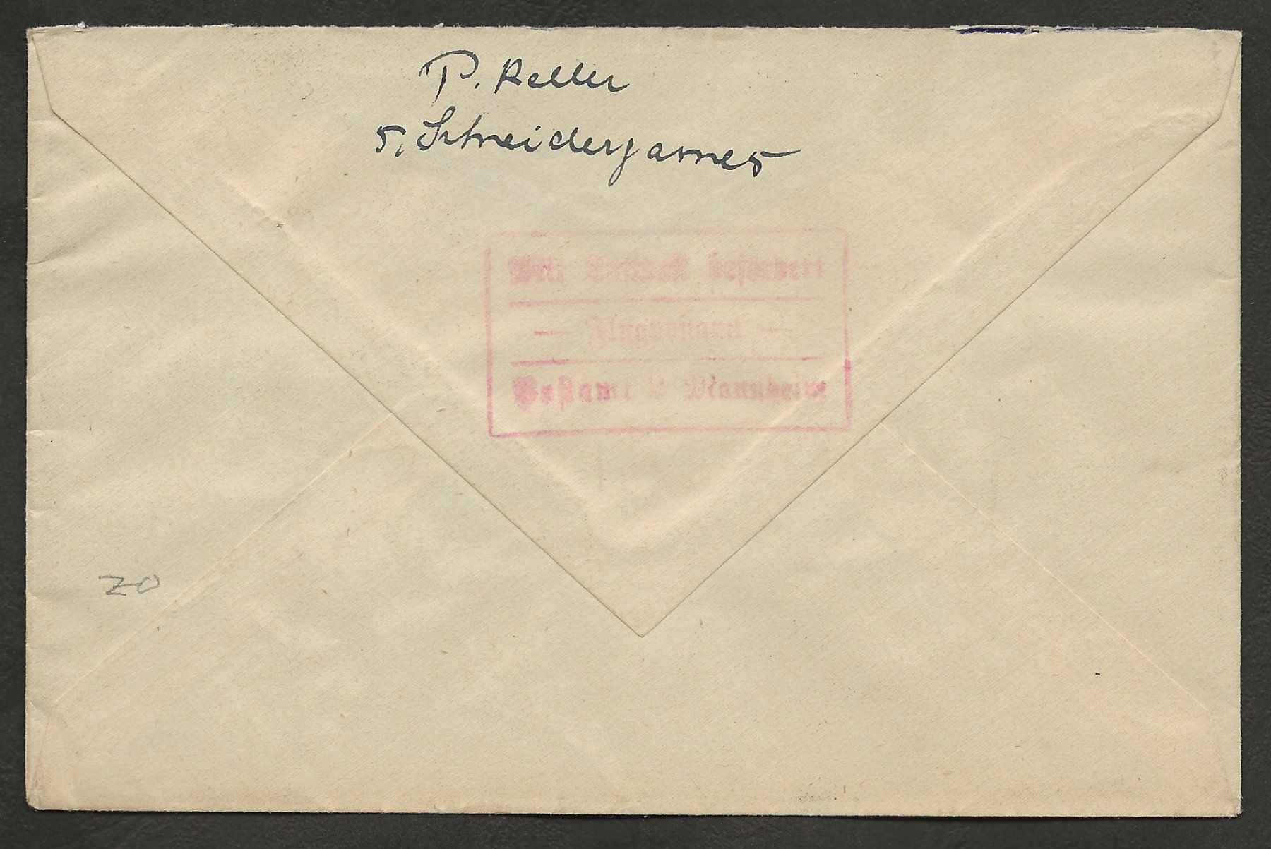 Alle Briefmarken: Flugpost Schweiz 1926 Basel Mannheim Luftpost Katalog 70.- + – Gebraucht aus Au ZH von xelagreb01 1