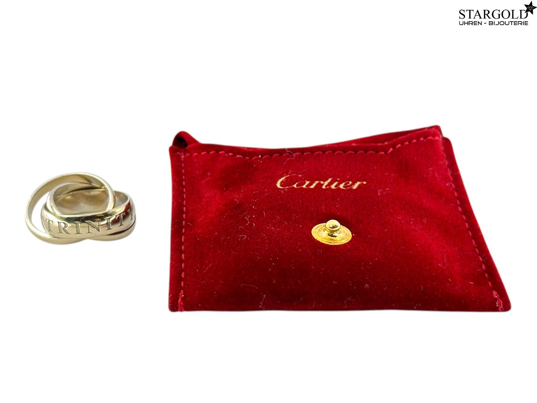 Cartier Anelli: Cartier Or, Amour et Trinity Ring 18K Gold - Gr. 50 – Usato da Zürich venduto da Stargold-Uhren 2