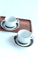 Vintage 60er Rörstrand FORMA Tassen 2er Set – Olle Alberius
