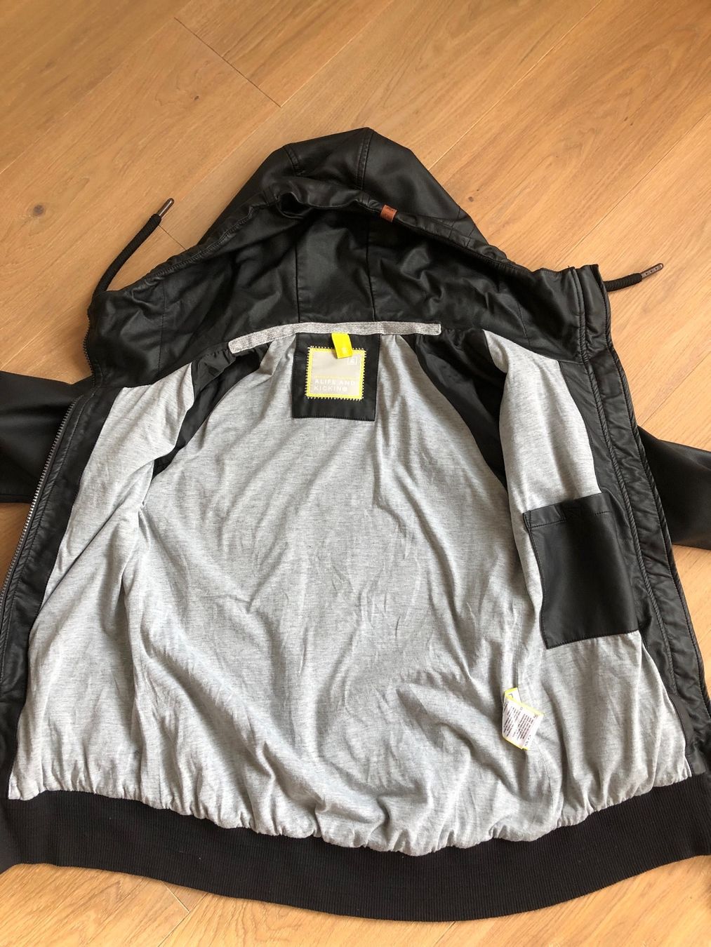 Naketano Giacche: schwarze Kunstlederjacke – Usato da Tuggen venduto da prigltu73 6