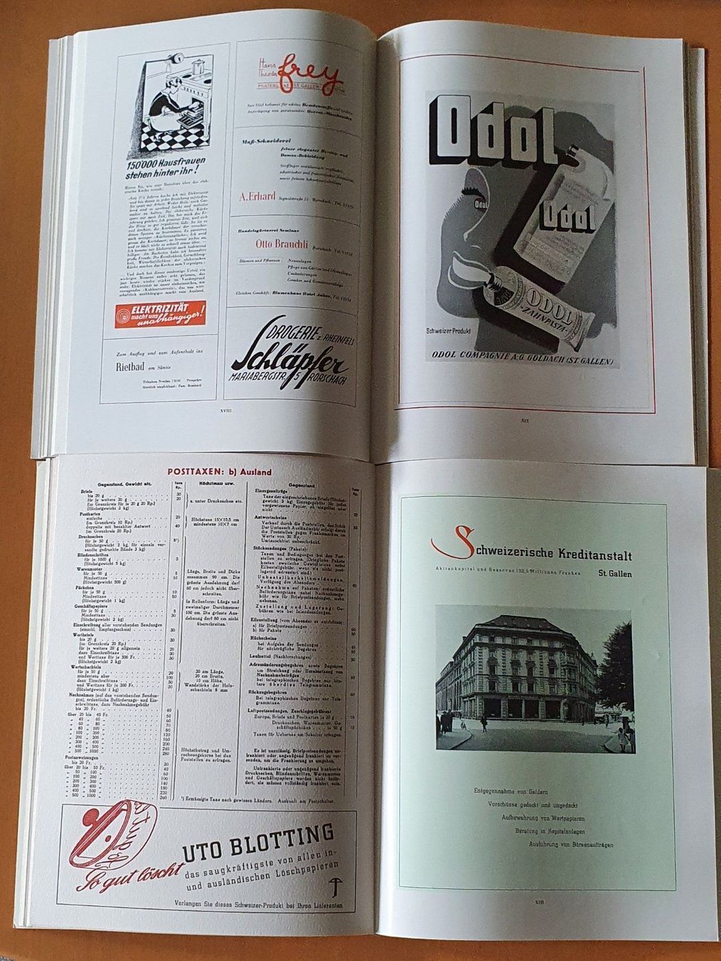 Dokumente: Rorschacher Neujahrsblatt  1940/41 + 1943 – Gebraucht aus Kreuzlingen von Rschweiz1 4