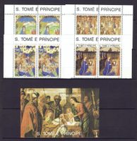S Tomé div Weihnachtsausgaben postfr**