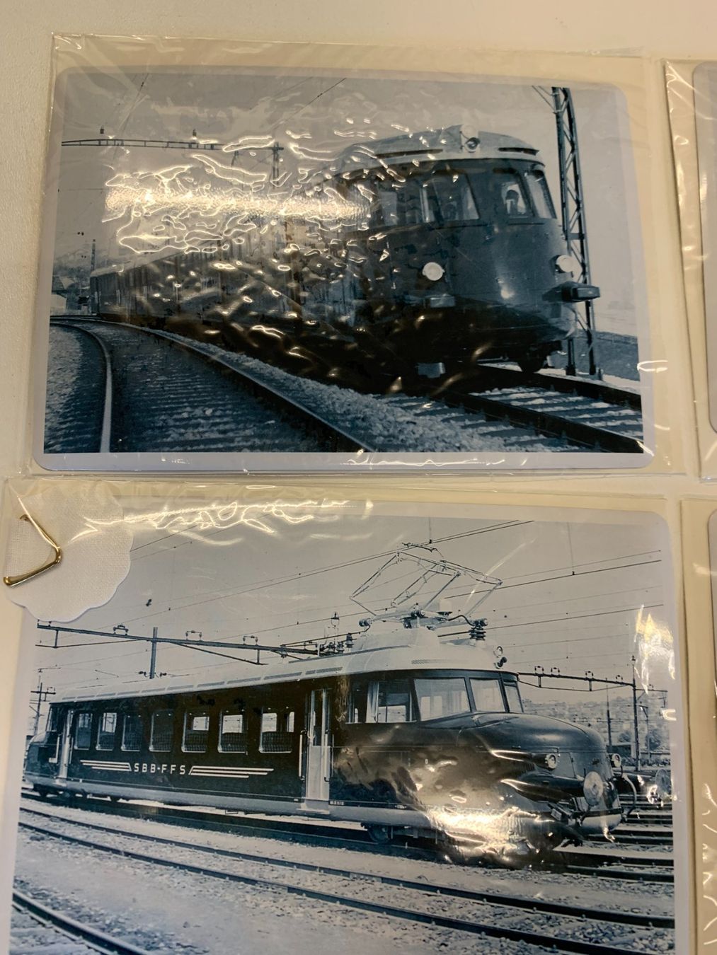 Modellini di ferrovie: Blech-Postkarten SBB-Lokomotiven 6 Stück in Blech-Box – Usato da Fislisbach venduto da Zicke1958 1