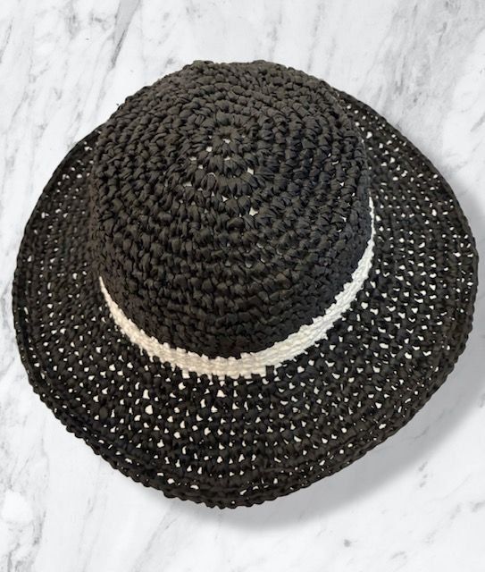 Copricapi, berretti & cappellini: Stylischer Damen Raffia-Hut – Nuovo e nell'imballaggio originale da Surava venduto da Kopfsache 1