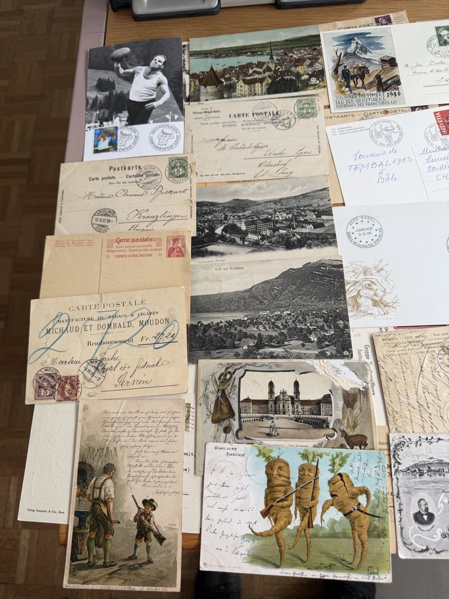 Cartoline postali: 110 AK/PK und Maximumkarten Schweiz ab Alt – Usato da Murgenthal venduto da Tina_4055 5