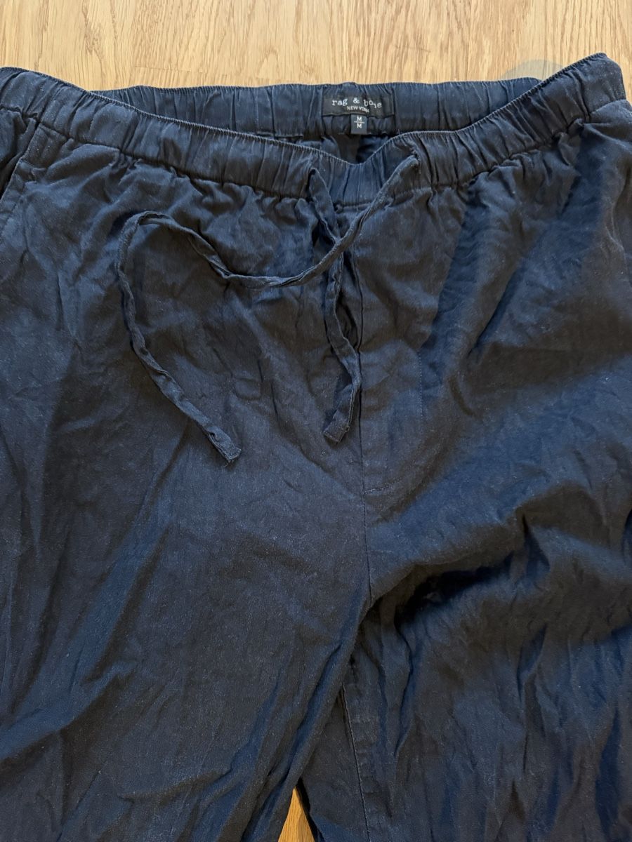 Hosen: Rag & Bone Linen Pants Blue – Gebraucht aus Bottmingen von Itsclaire