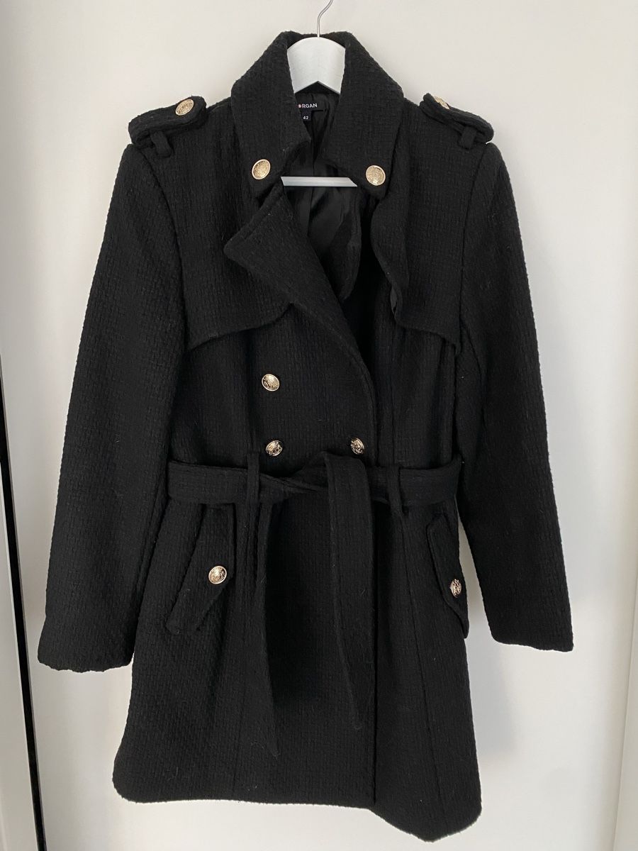 Morgan Cappotti: Manteau noir MORGAN, 42 – Usato da Bussigny venduto da cac_q2c6