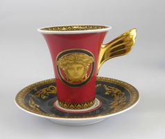 ROSENTHAL Versace Kaffeetasse mit Unterteller