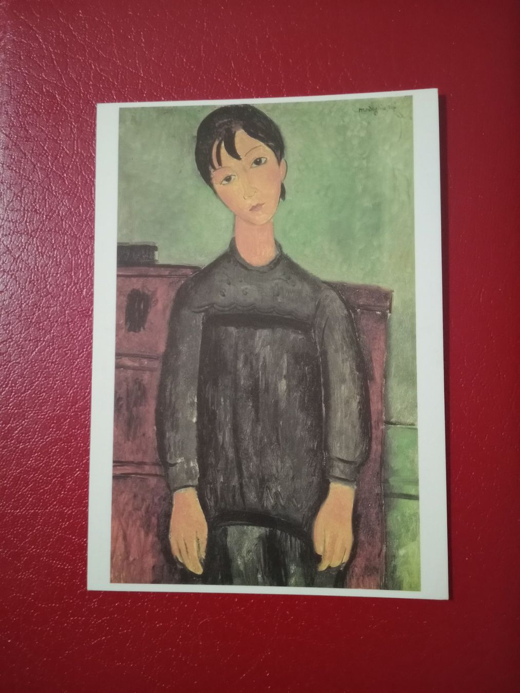Cartoline postali: AK Kunst Amedeo Modigliani " Mädchen....." (802) – Usato da Küttigen venduto da Melisch1000