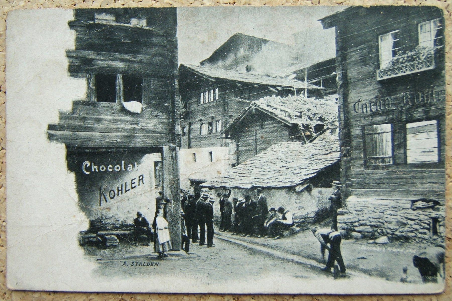Cartoline postali: AK CHOCOLAT KOHLER / CACAO KOHLER – Usato da Brunnen venduto da Nonne04