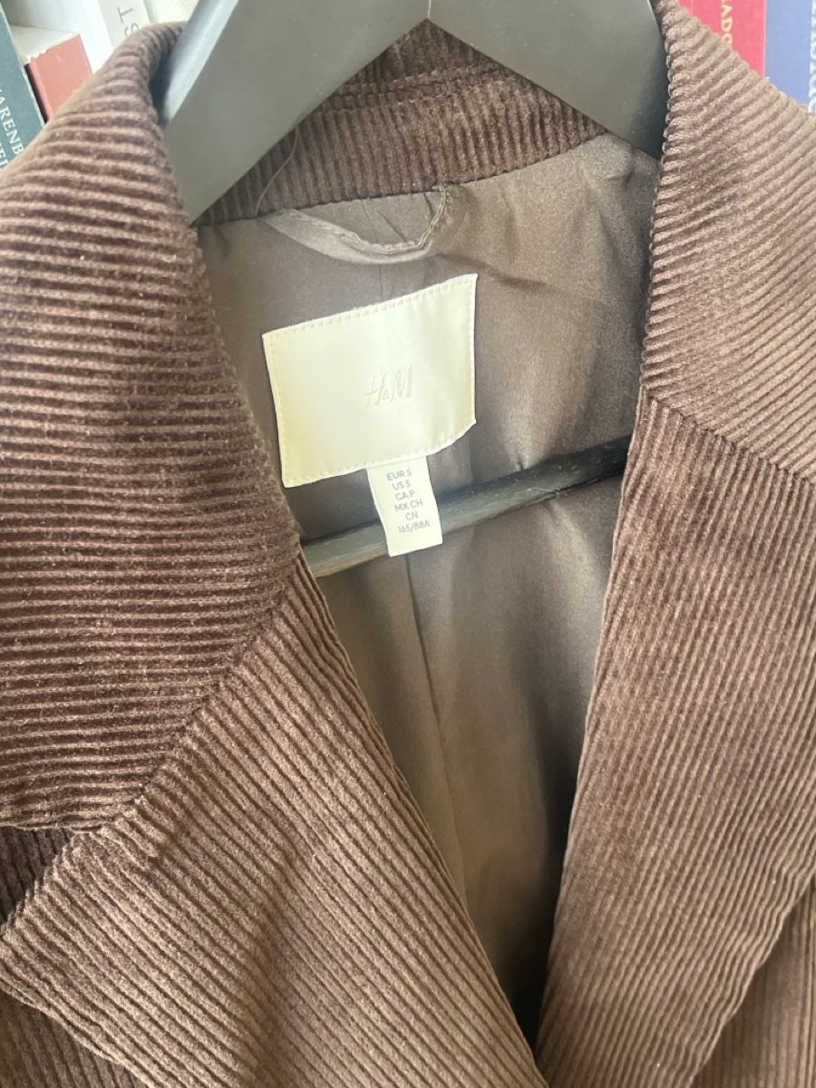 H&M Giacche: Brauner Cord Blazer von H&M, Grösse S – Usato da Zürich venduto da Paula1992 1