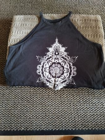 Kurzes, Breites Thank Top