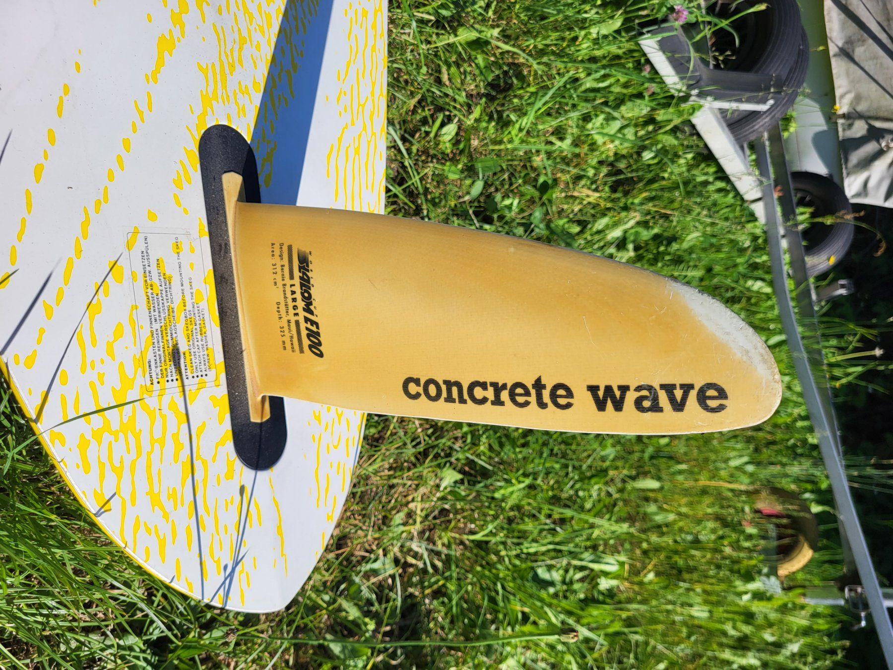 Tavole da surf e di nuoto: F2 Orbit 124L Windsurfboard mit Tasche & Finne – Usato da Riehen venduto da WindsurferatComersee 2