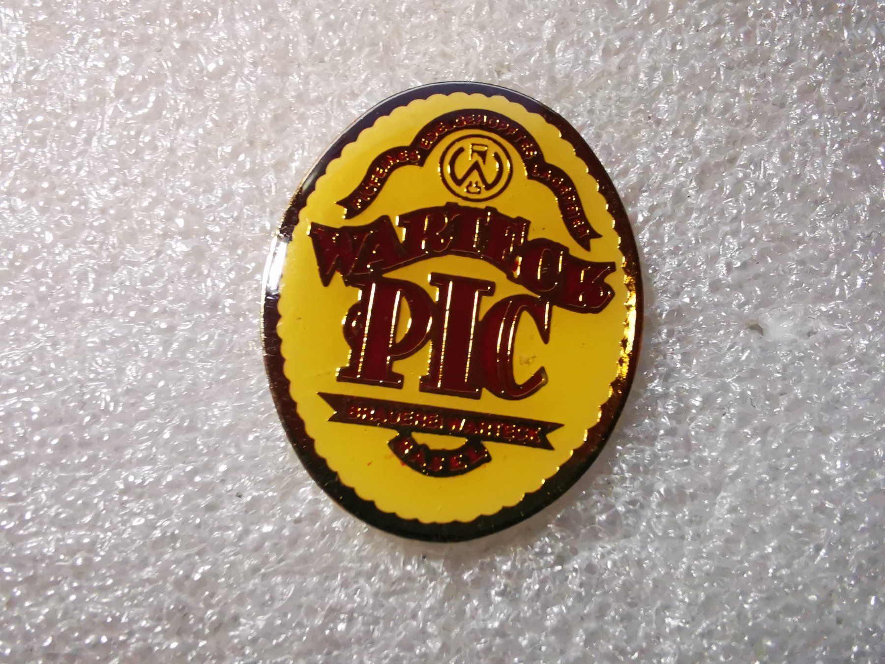 Placchette & Badge: Ansteckpin 9: Warteck Pic – Usato da Oppligen venduto da Pin-Fall-Shop