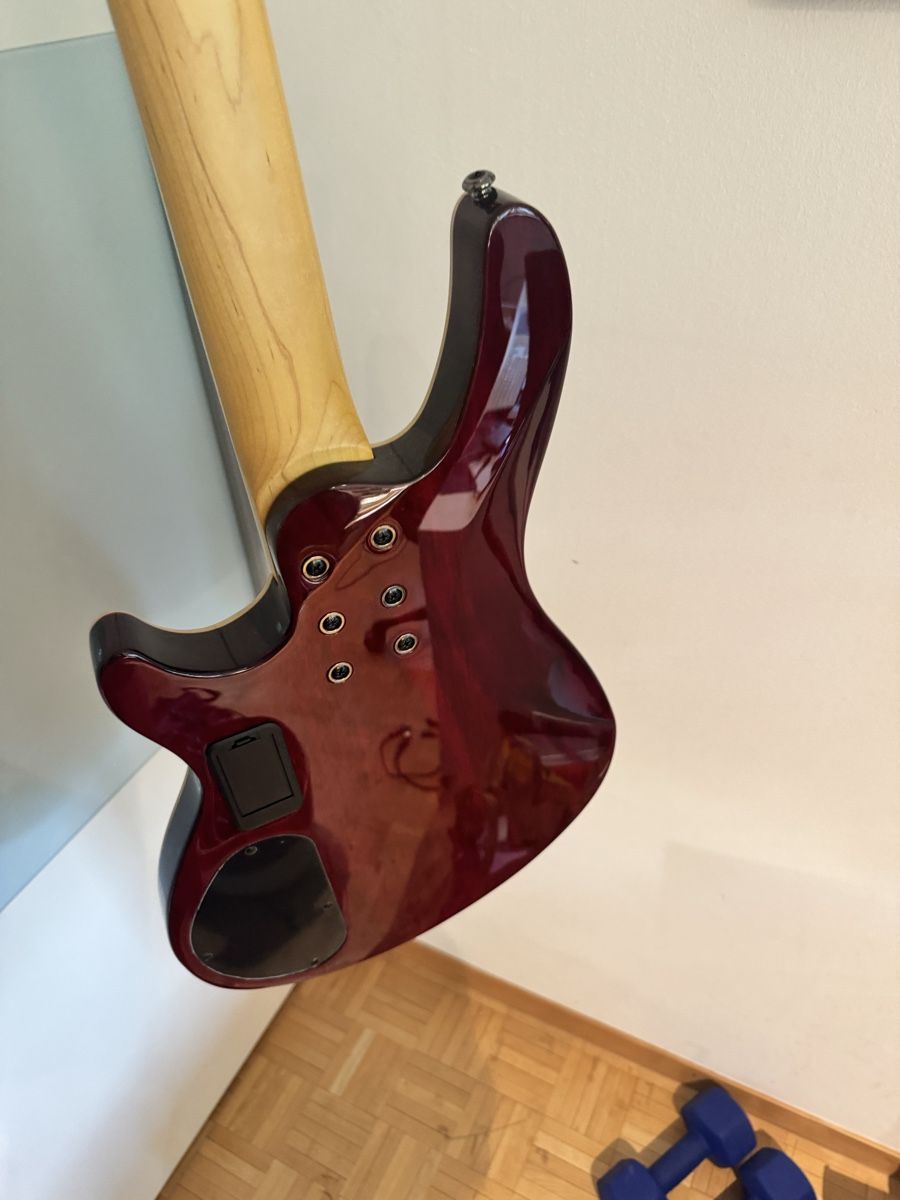 Strumenti musicali: Schecter Omen Extreme-5 Bassgitarre, Black Cherry – Usato da Zürich venduto da plama 2