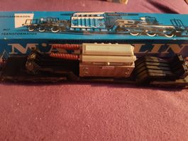 Märklin Tiefladewagen mit Transformator L18