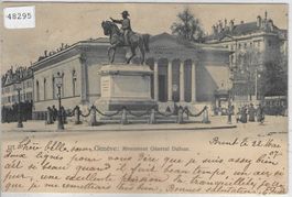 Geneve - Monument General Dufour