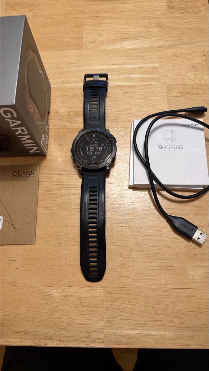 Garmin Smartwatch: Garmin Fenix 7X Solar – Gebraucht aus Wiesendangen von Luminterc 1