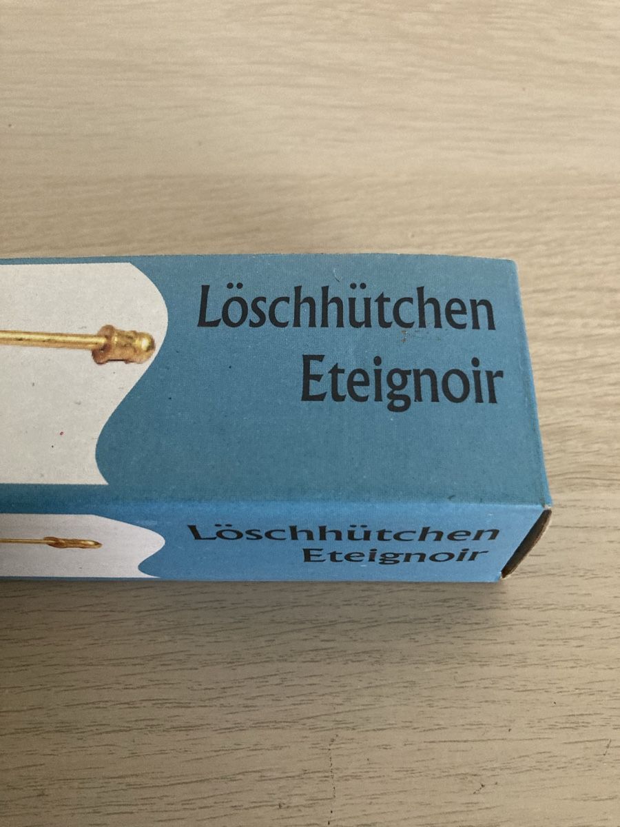 Kerzen: Kerzenlöscher Löschhut – Neu und originalverpackt aus Aarwangen von to-hirschi 3
