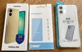 Ungeöffnet Samsung Galaxy A 06 mit 128Gb Farbe:Gold