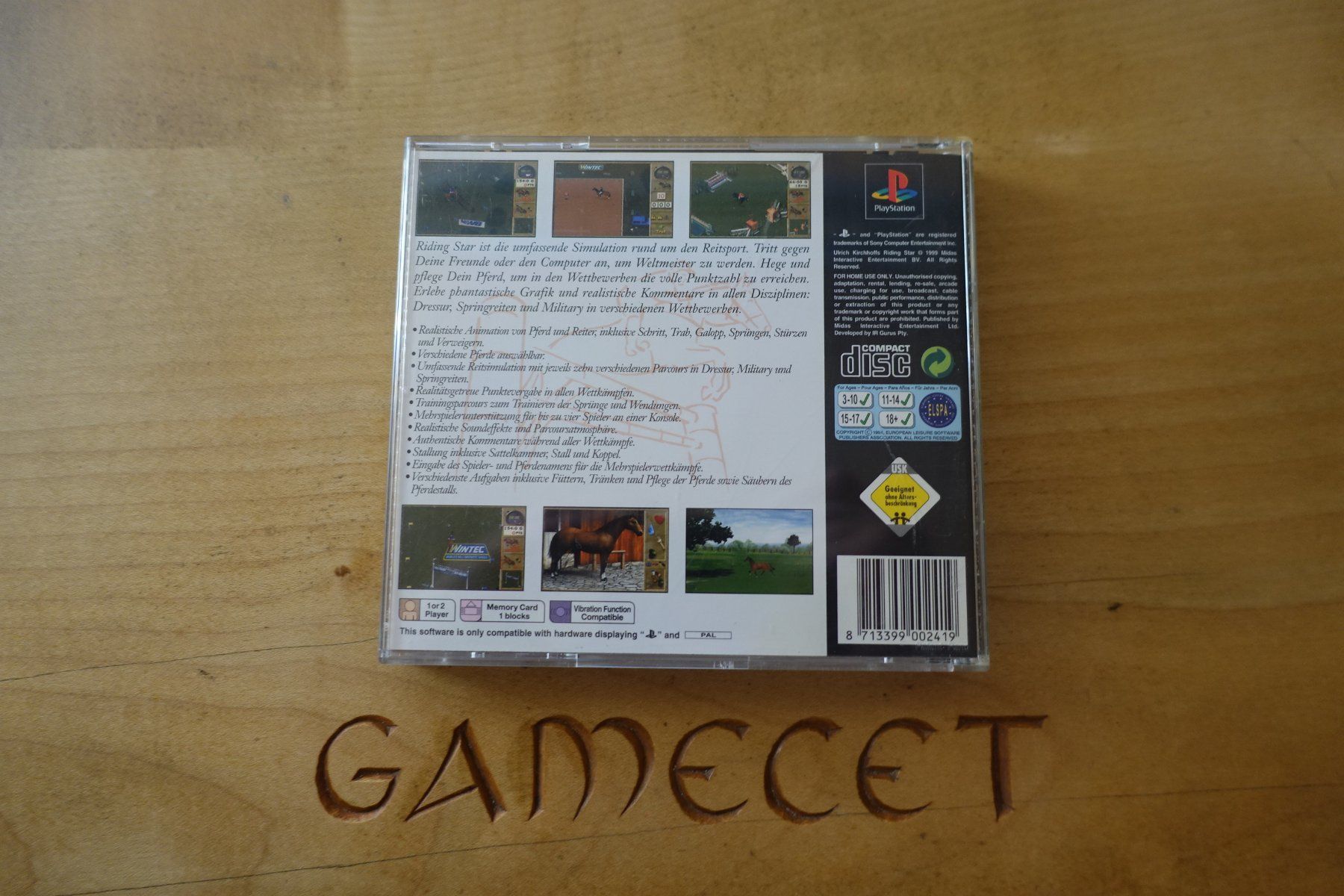 Sony Giochi: Ulrich Kirchhoffs Riding Star – Usato da Steinach venduto da Gamecet 2