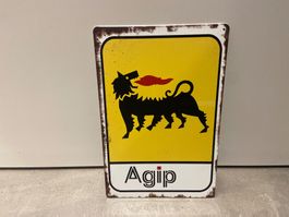 Agip Blechtafel für Dekoration NEU! Top! 🔝