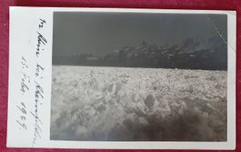 Rheinfelden 1929 - Rhein zugefroren