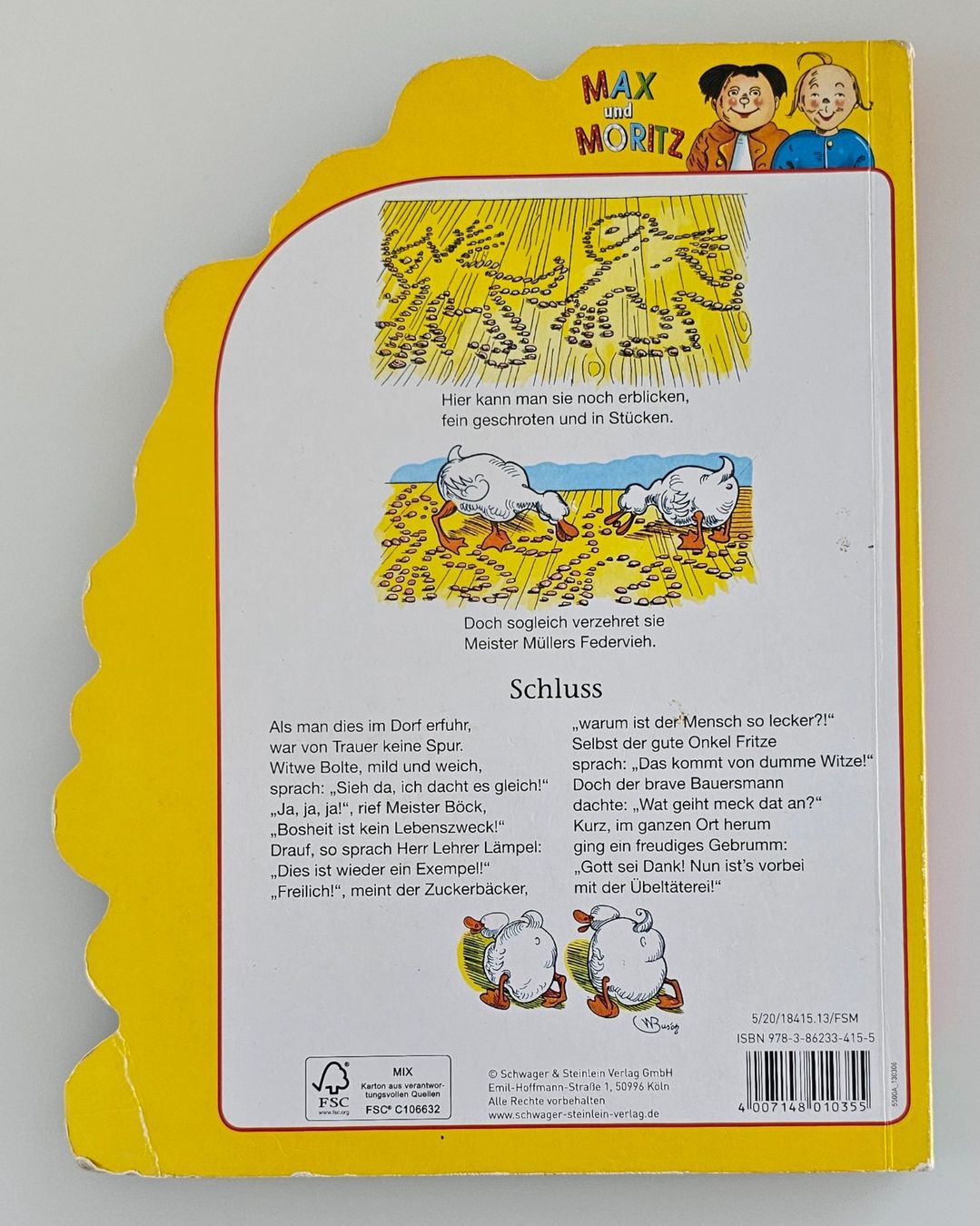 Libri: 4 Kinderbücher "Max und Moritz" "Pinocchio" usw – Usato da Meggen venduto da Roadrunnerz4 1