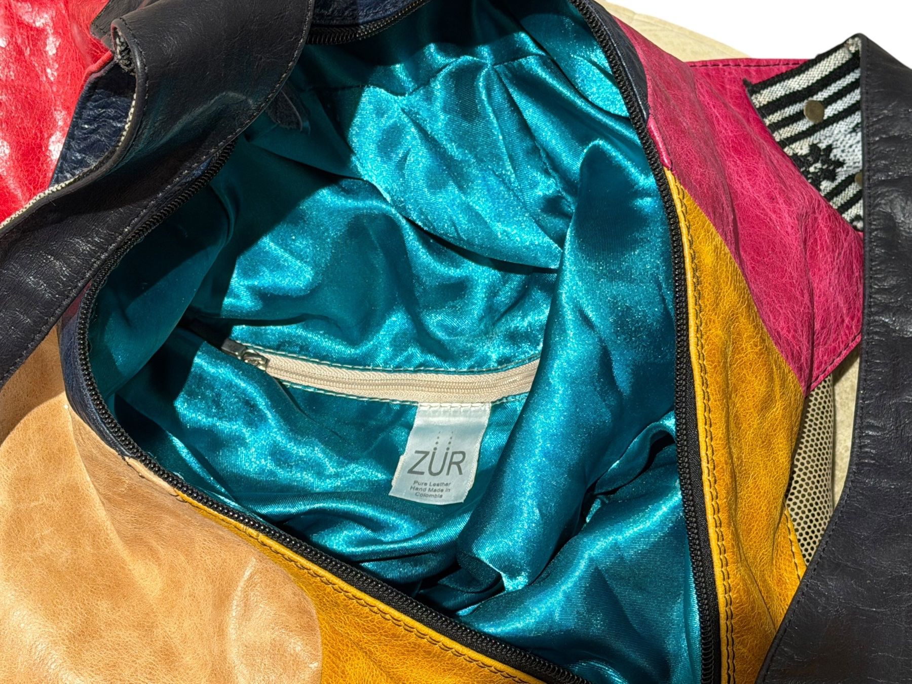 Borse da donna: ZÜR TASCHE ECHT LEDER PATCHWORK MEGA – Usato da LUZERN venduto da modeundlifestyle 5