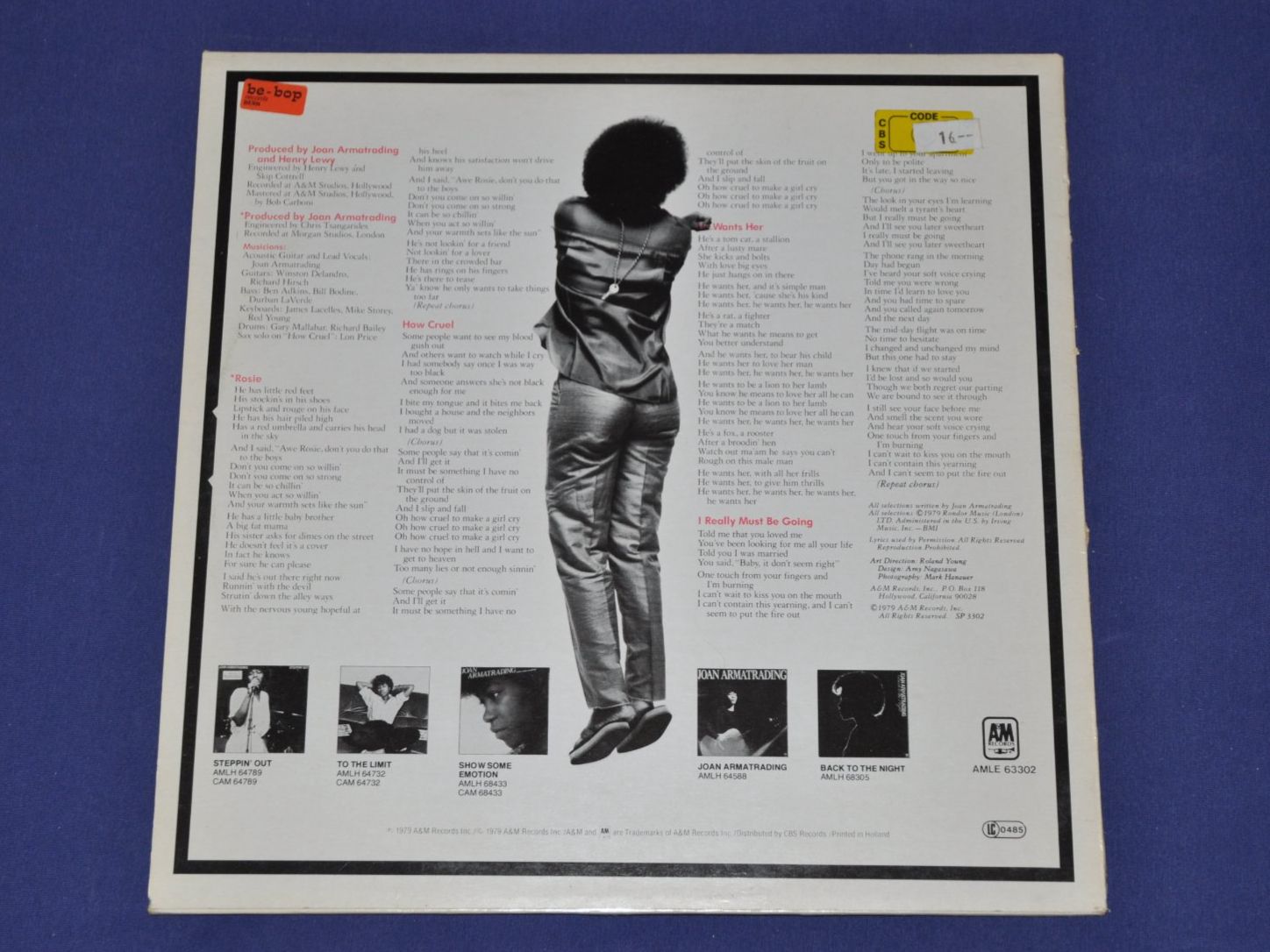 Dischi in vinile: Joan Armatrading - How Cruel – Usato da Boll venduto da Theodora15 1