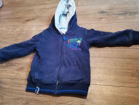 Jäckli Pullover warm mit Kaputze 98