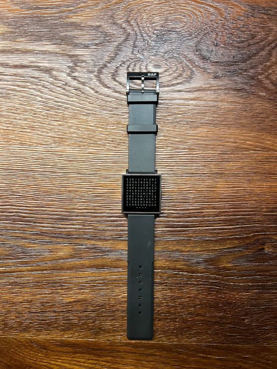 Watch Qlocktwo Klein Calvin Klein Hombres Esfera Cronógrafo Negra