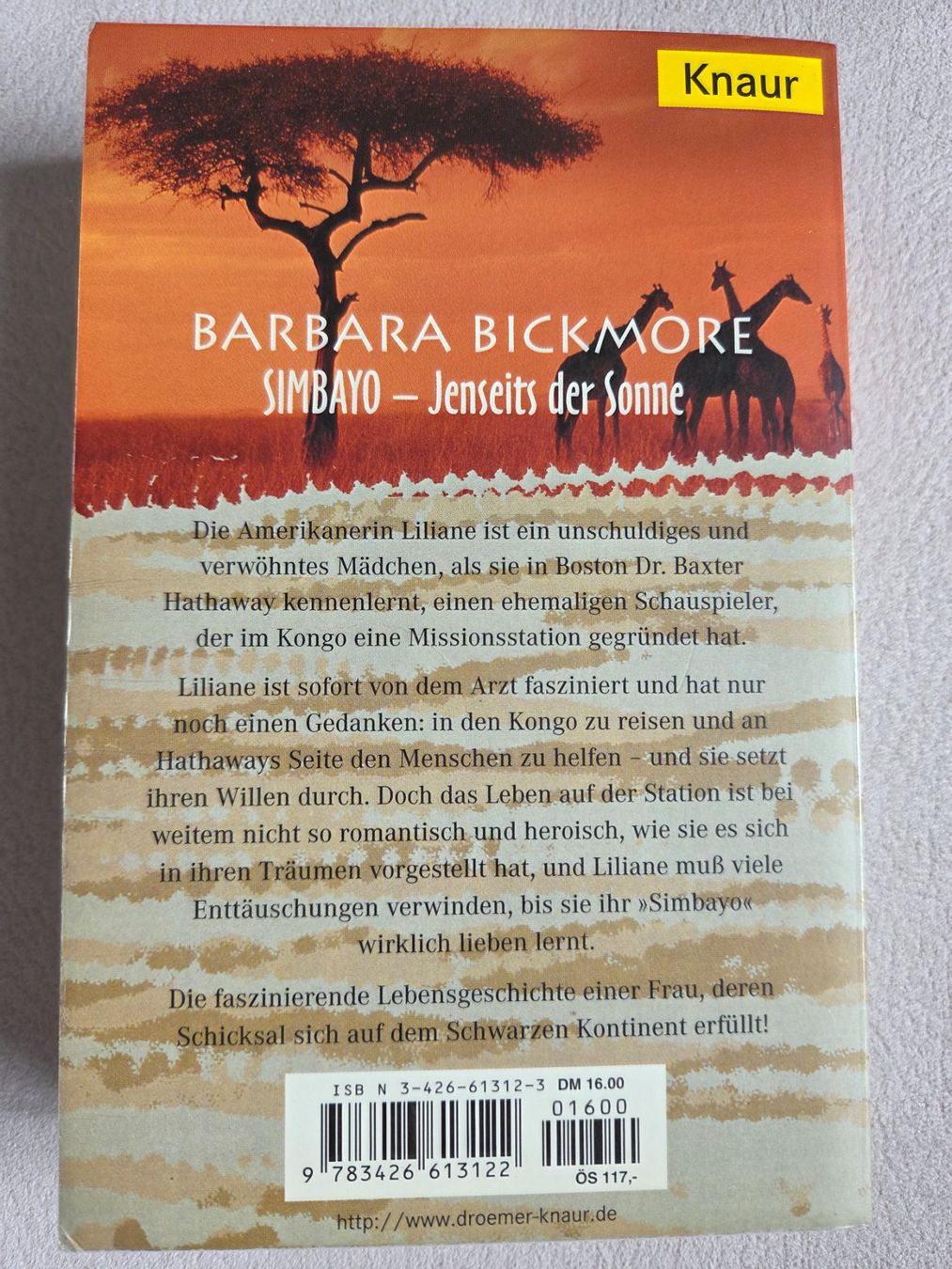Libri: Barbara Bickmore - Simbayo - Jenseits der Sonne – Usato da Bergdietikon venduto da Tanne_10 1
