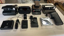 Polaroid Sammlung: SX-70&2 Image System&Fernauslöser&Filter