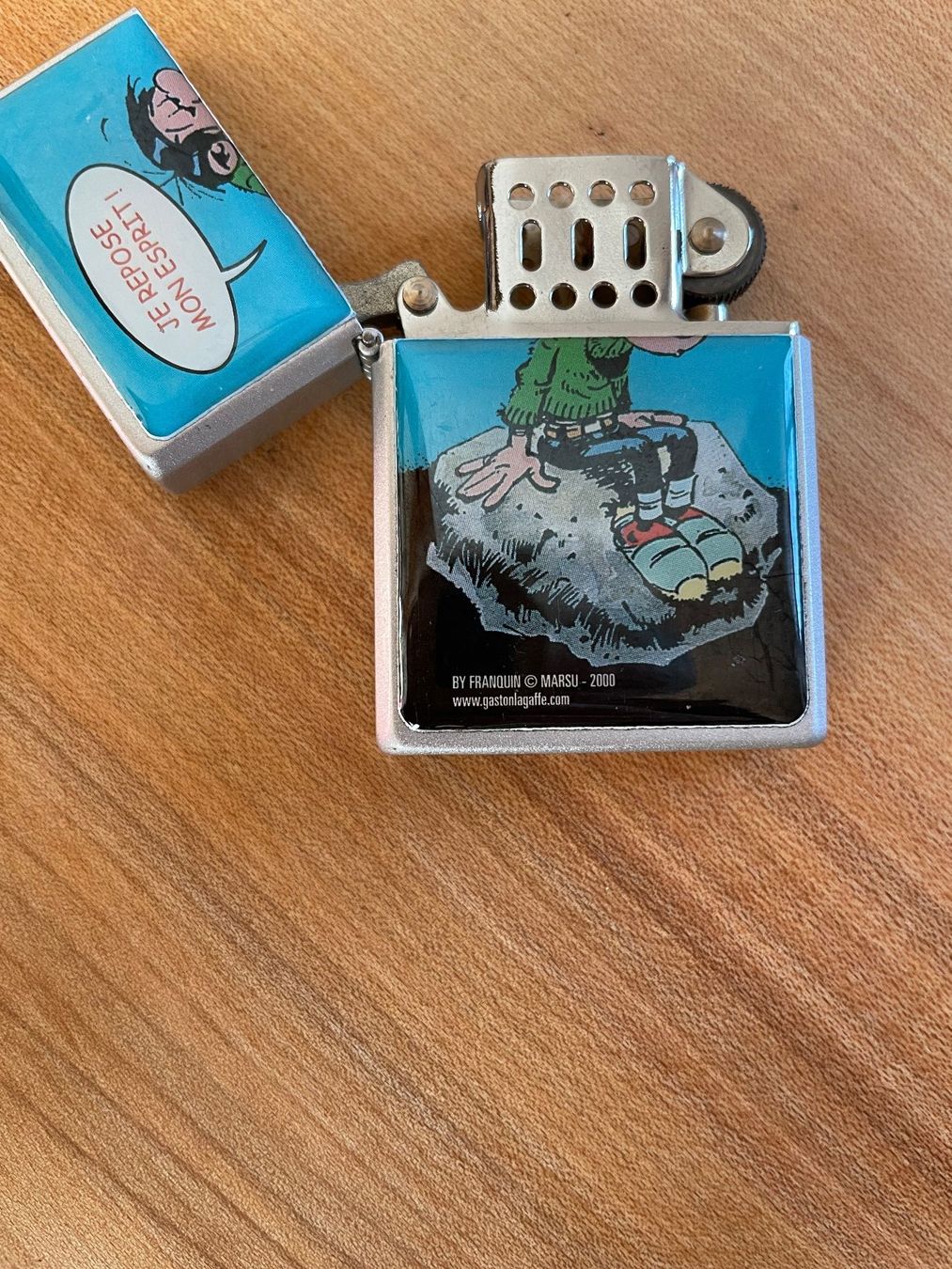 Zippo Accendini: Zippo/Feuerzeug Comic Gaston Lagaffe – Usato da Köniz venduto da kupu-kupu 2