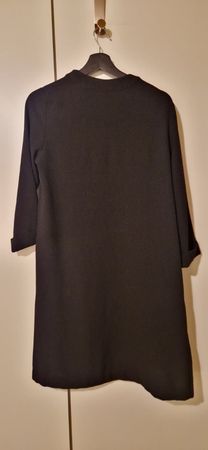 Leichter längerer Cardigan / Jäckchen, schwarz, Gr. 40