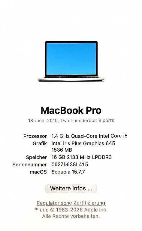 Apple Notebook: Macbook Pro - TOP Zustand – Usato da St. Gallen venduto da Meziu 1