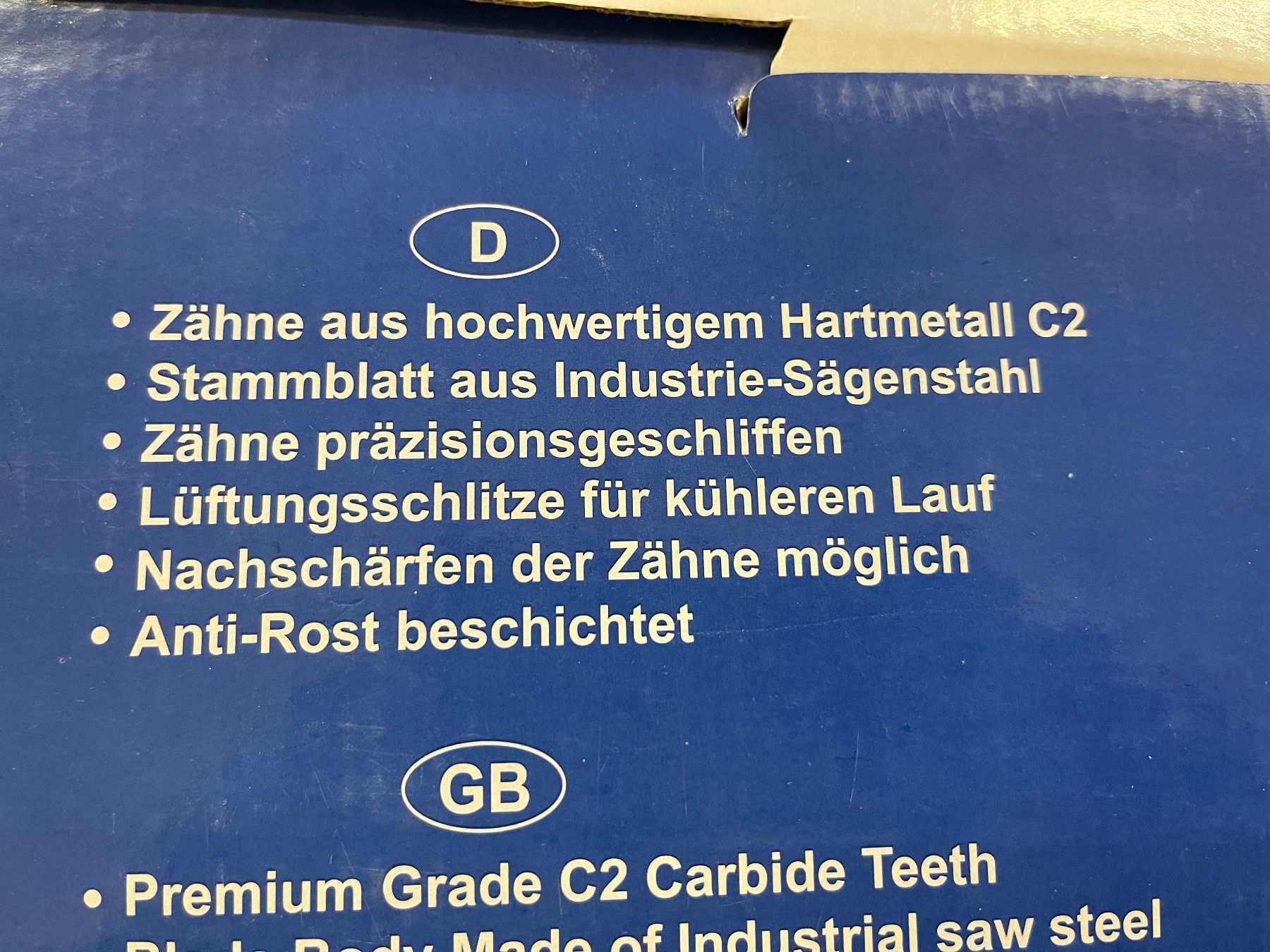 Sägen: Kreissägeblatt 315 mm / Neu – Neu und originalverpackt aus Horgen von Rokes 4