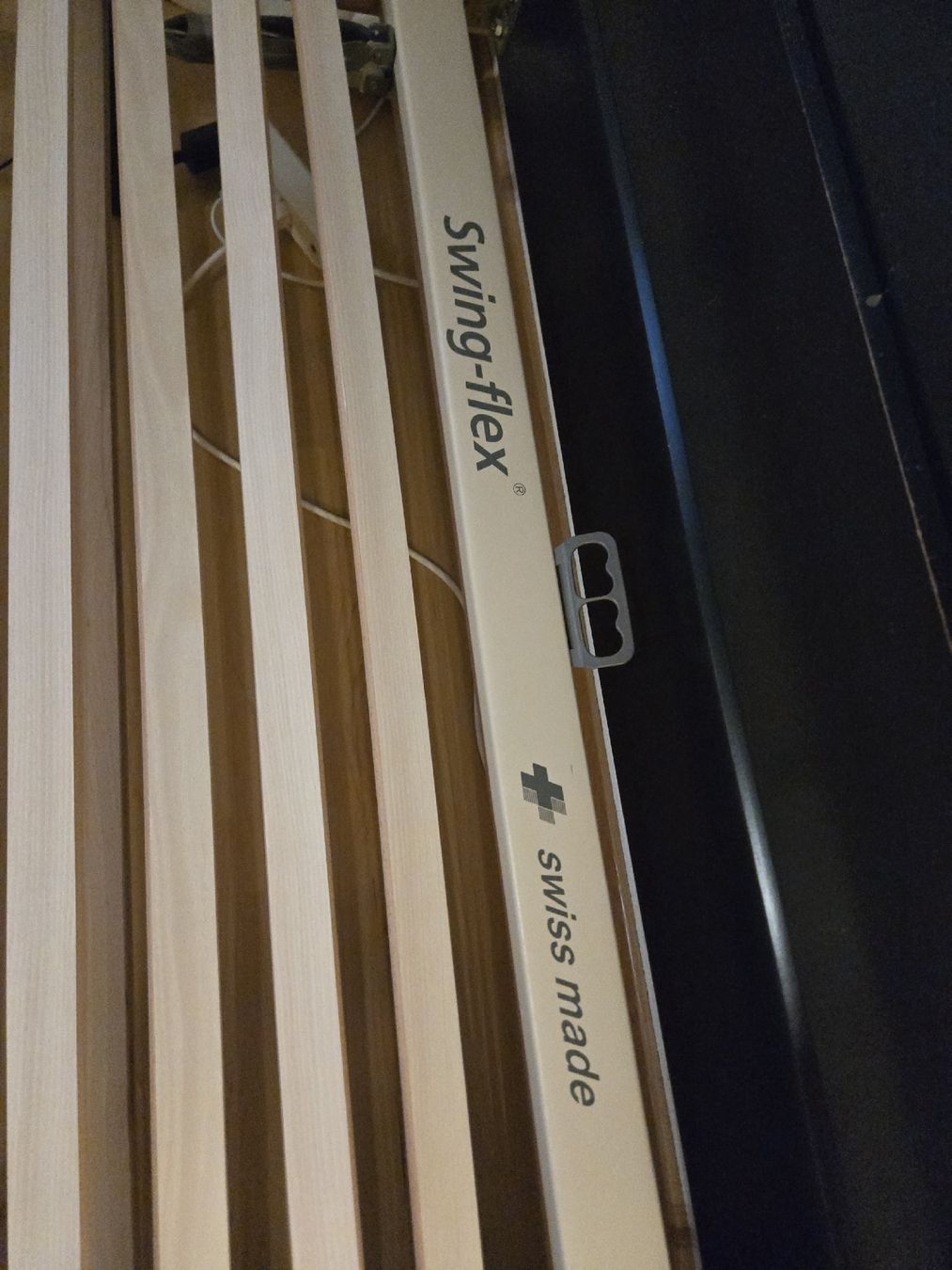 Bico Betten: Bettgestell schwarz mit Lattenrost Swing-flex swiss made  – Gebraucht aus Grünenmatt von Brauni2 3