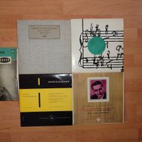 Sammlung rare 10" Klassik LPs. Sehr frühes Vinyl 1950er.