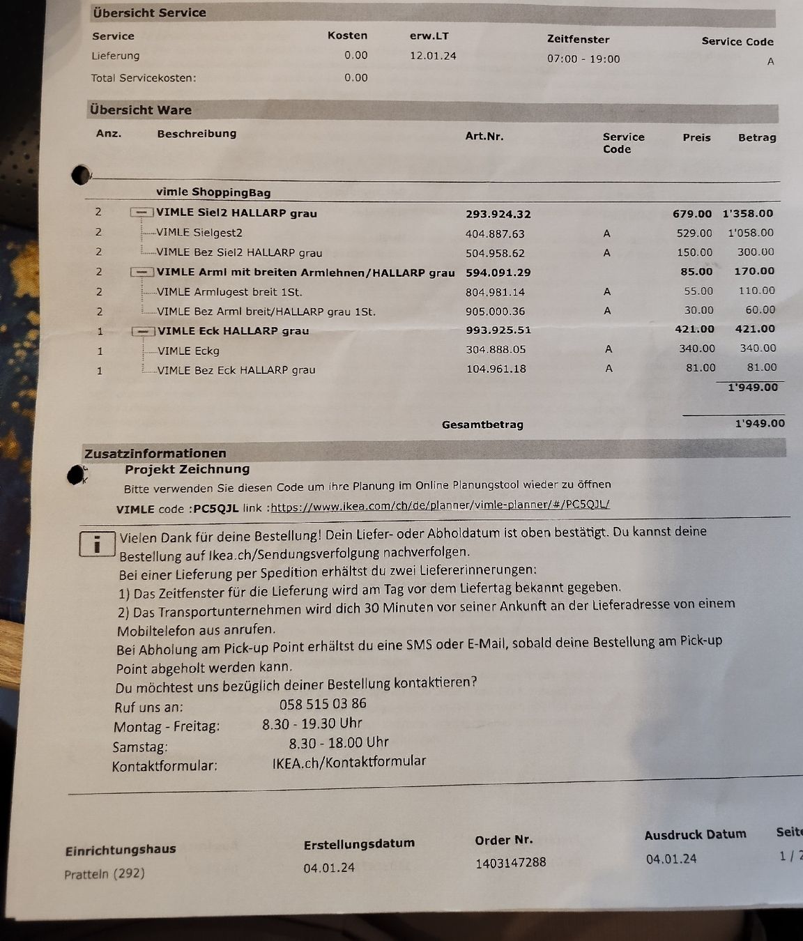 Ikea Divani: Eckcouch, Ecksofa anthrazit Stoff Ikea Vimle 256 x 256 cm – Usato da Mumpf venduto da Cresli01 9