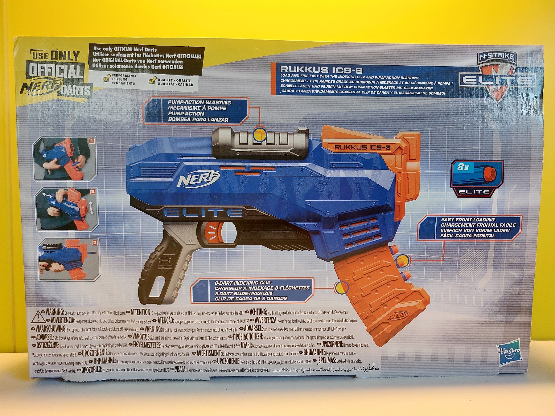 Nerf Giocattoli: Nerf Rukkus ICS-8 NEU – Nuovo e nell'imballaggio originale da St.Gallen venduto da TinasBauundSpiel 1