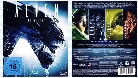Alle DVDs: ALIEN Anthology  teil 1-4 Blu Ray – Gebraucht aus Gachnang von