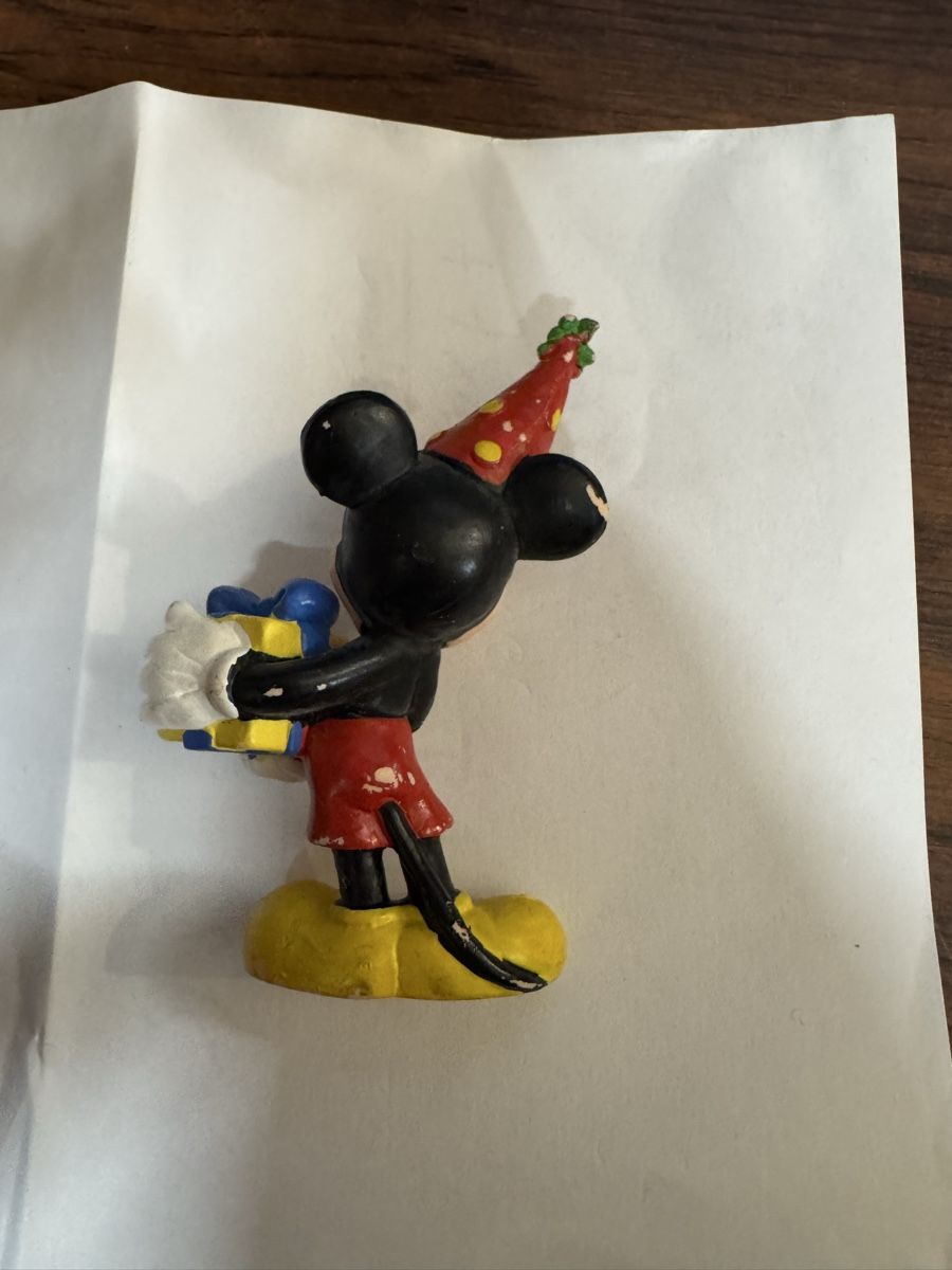 Disney Statuette: Figurine vintage Mickey Mouse anniversaire Bully – Usato da Lausanne venduto da Michel_Ozcan 1