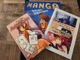 Bücher: Manga zeichnen, Anime faces, Manga Coloring Book