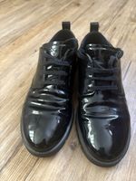 Ecco black patent shoes